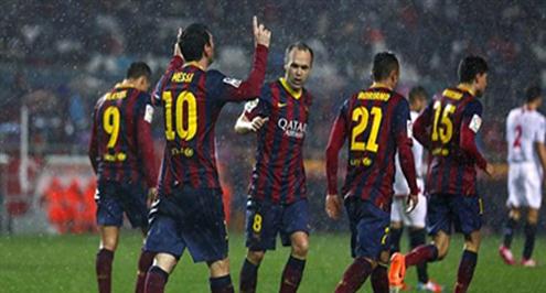 بالفيديو.. ميسي يعود لقيادة برشلونة لصدارة الليجا برباعية في إشبيلية